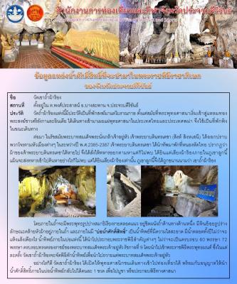 ข้อมูลแหล่งน้ำศักดิ์สิทธิ์ที่จะนำมาในพระราชพิธีราชาภิเษก ของจังหวัดประจวบคีรีขันธ์